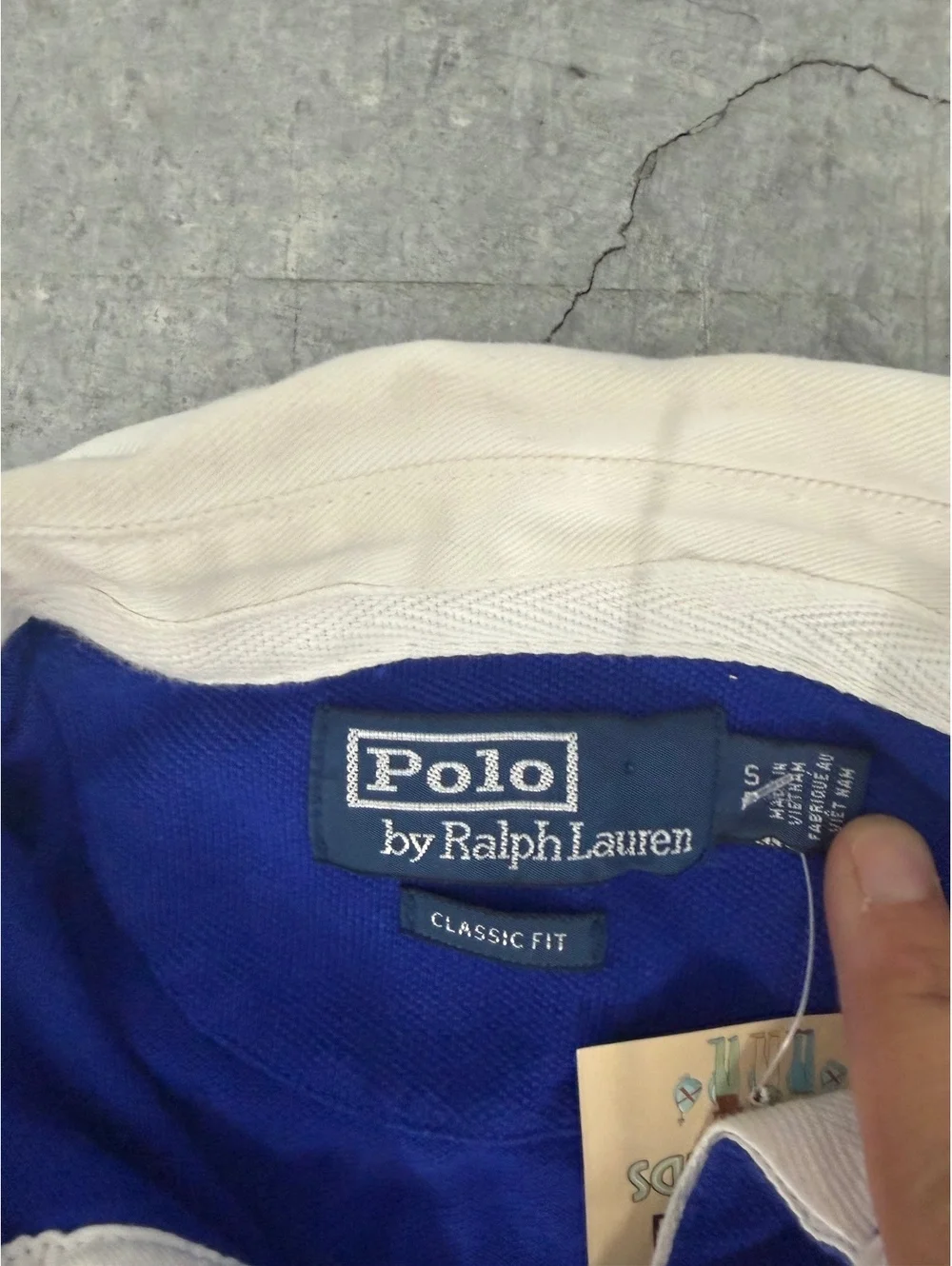 Polo Ralph Lauren Rafting Club Colorblock Rugby Shirt Mens Small Blue Red Green